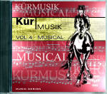 Kürmusik Vol.4 MUSICAL, CD-Reihe Kürmusik, Musik zum Reiten, dressage music, freestyle, kurmusic, freestyle music, MUSIC DESIGN
